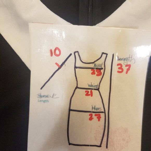 NWT Spirit Halloween Black White Collared Dress Wednesday Addams 1X - Picture 6 of 8